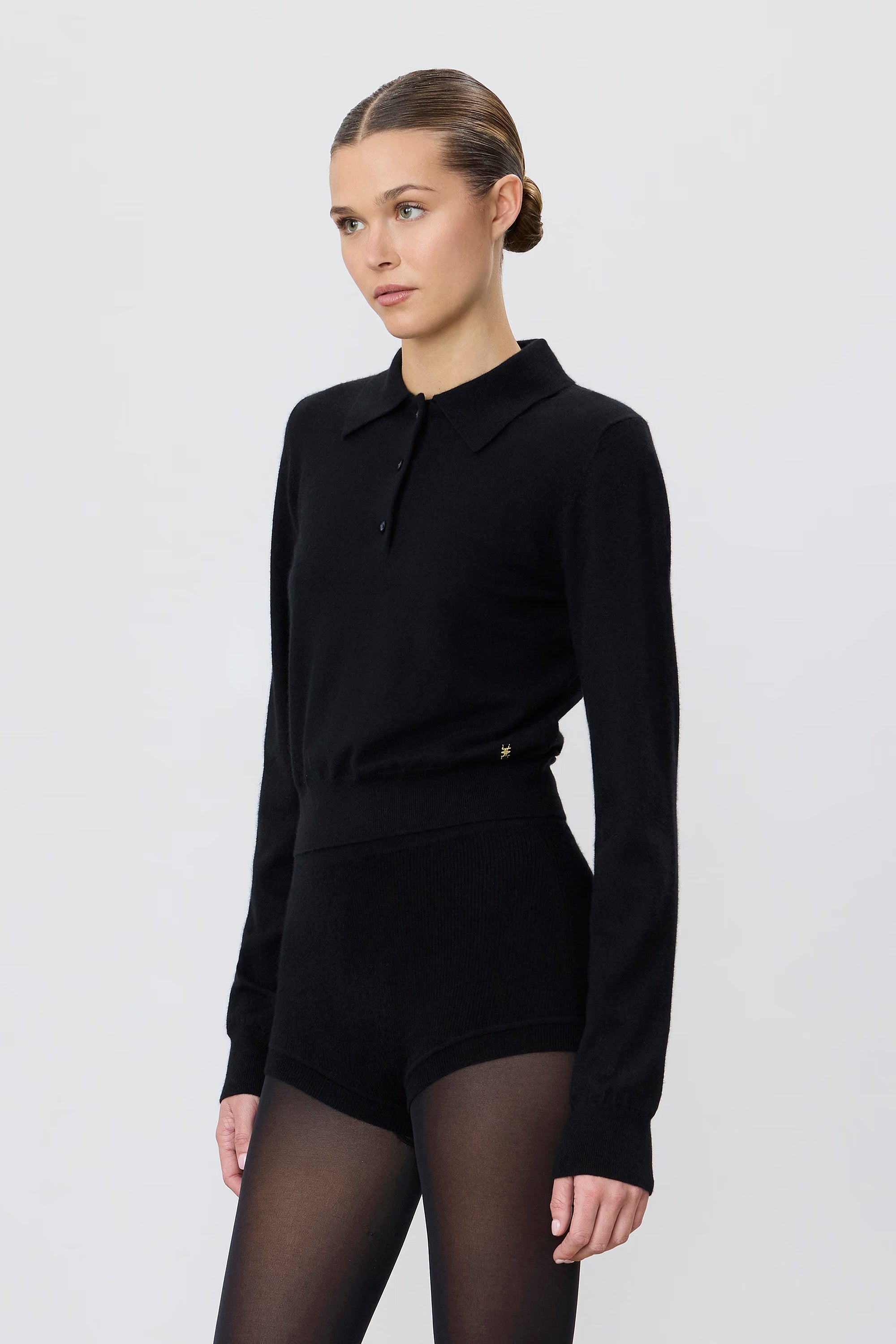 Long Sleeve Journey Top in Black