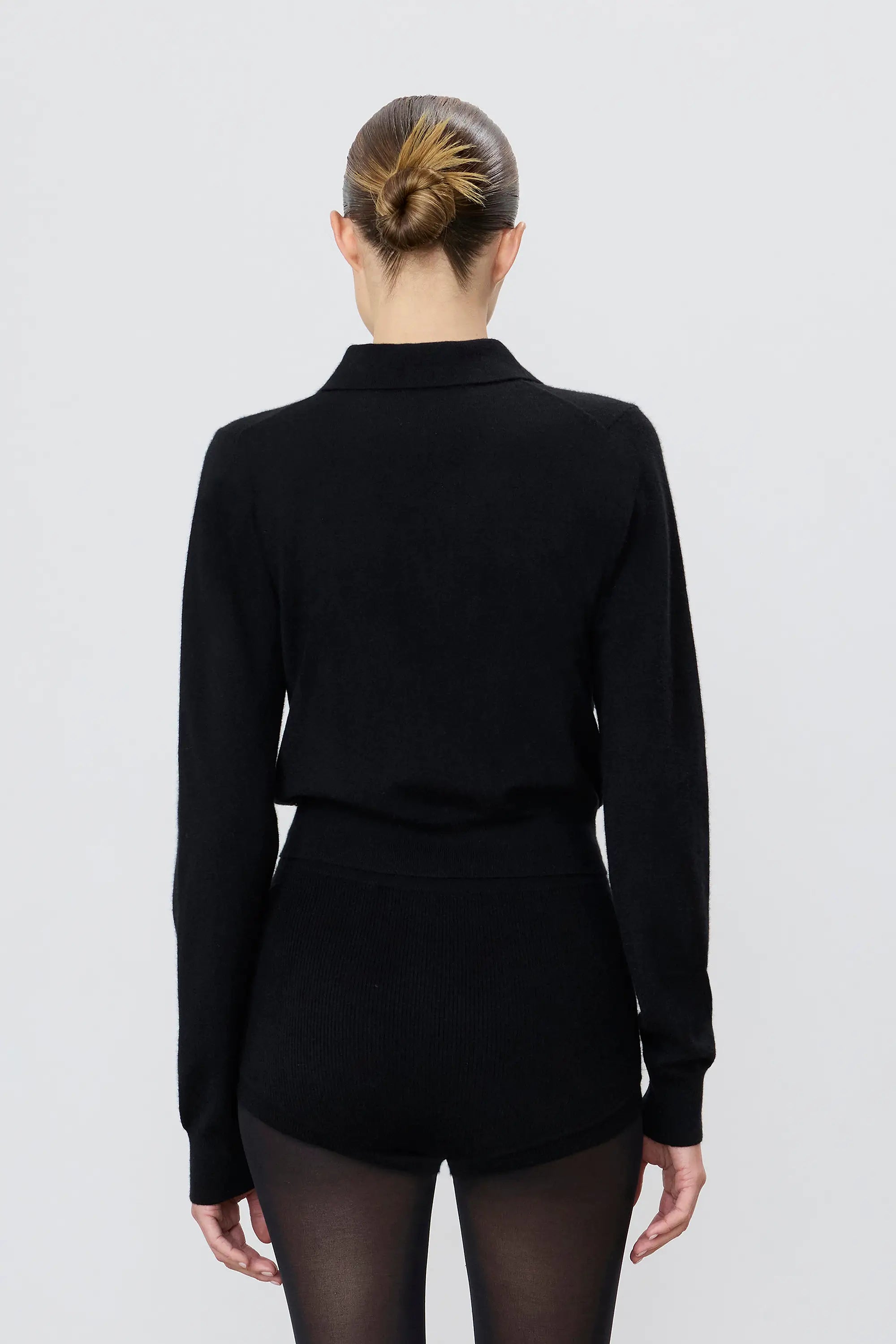 Long Sleeve Journey Top in Black