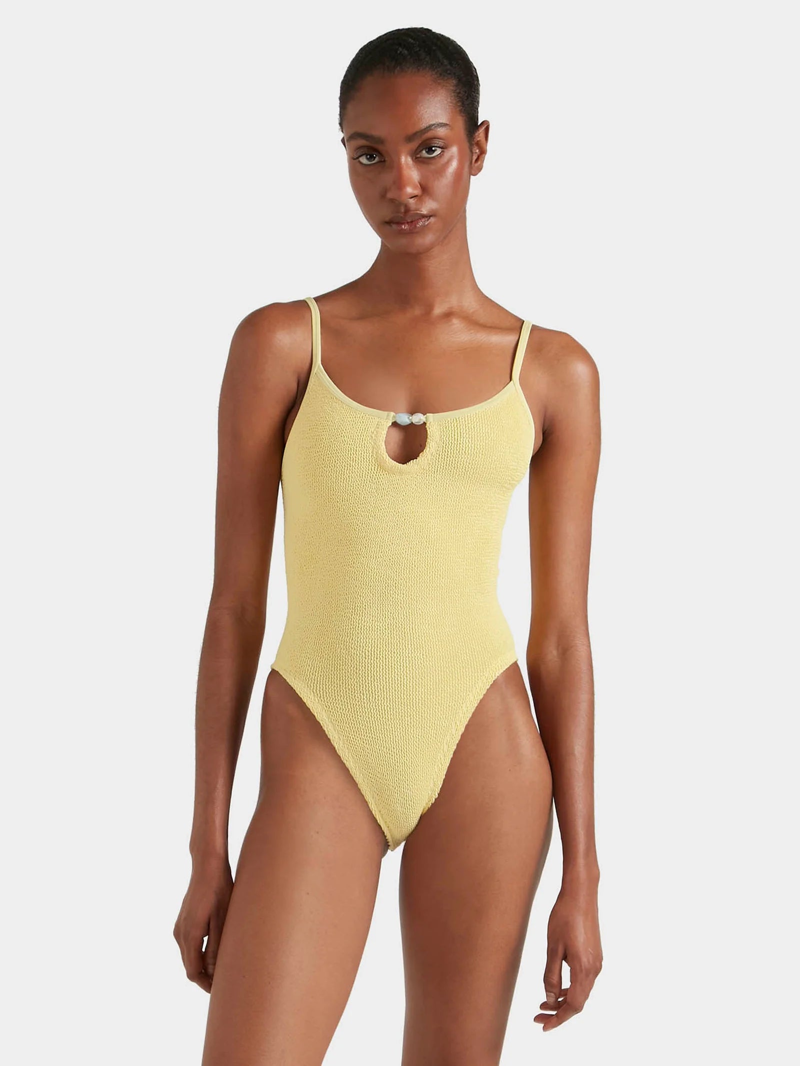 Mia Beaded Swim in Butter