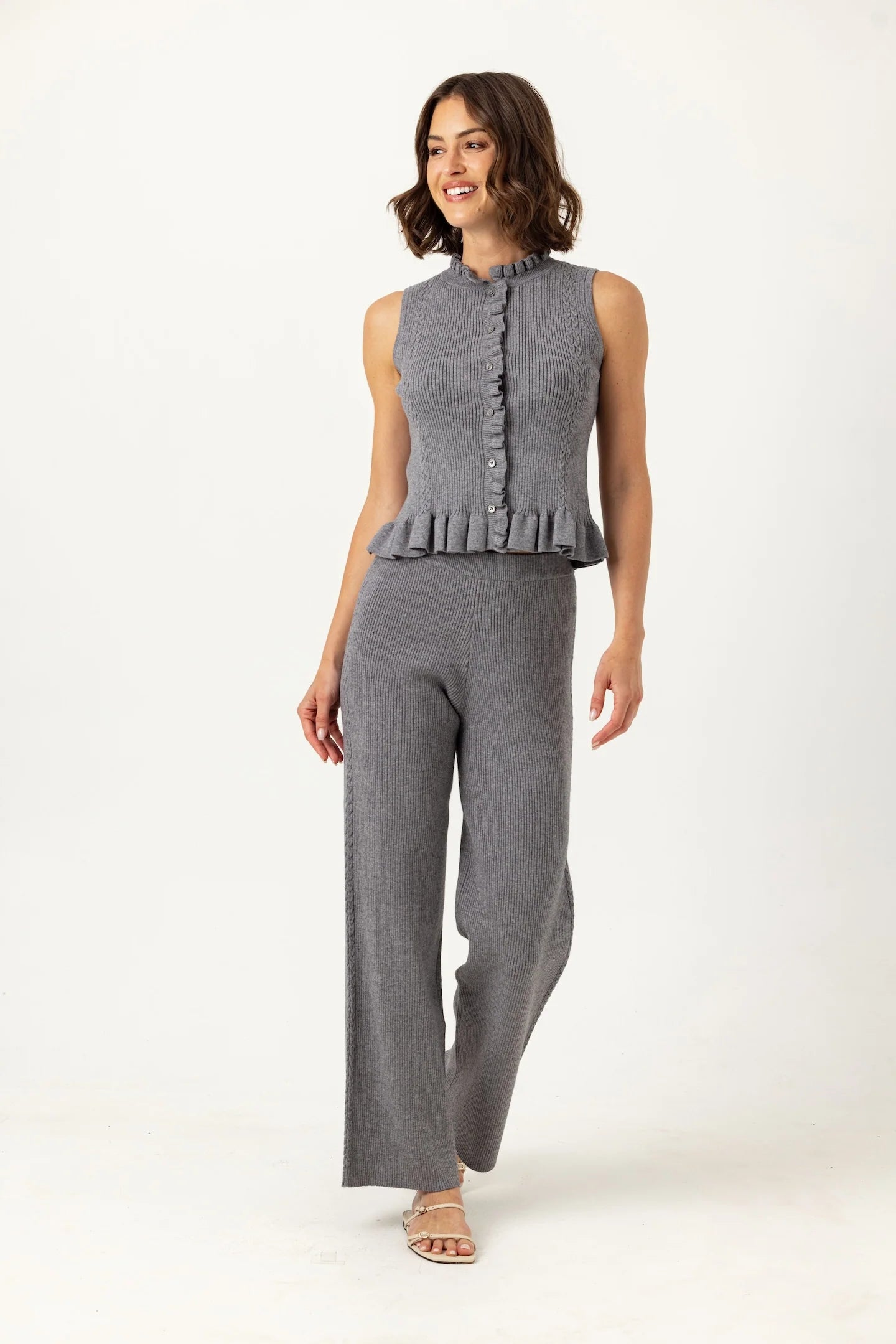 Nolan Pants in Fog Heather Grey