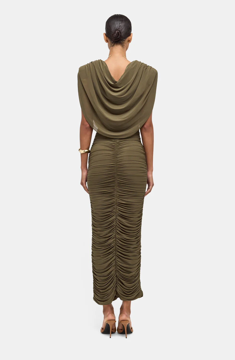 Parish Dress in Burnt Olive