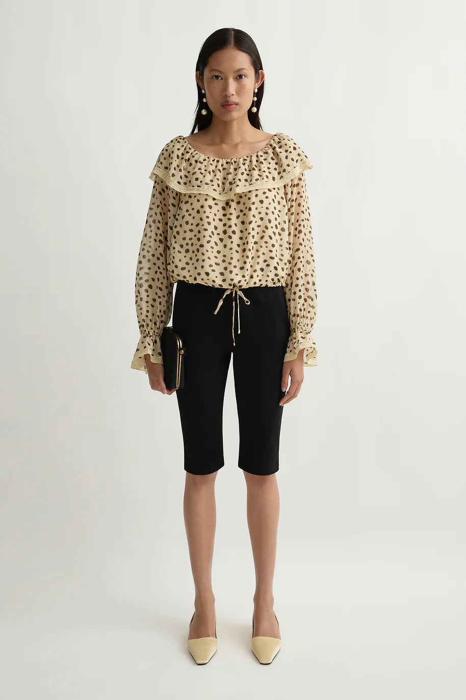 Priscilla Blouse in Cheetah