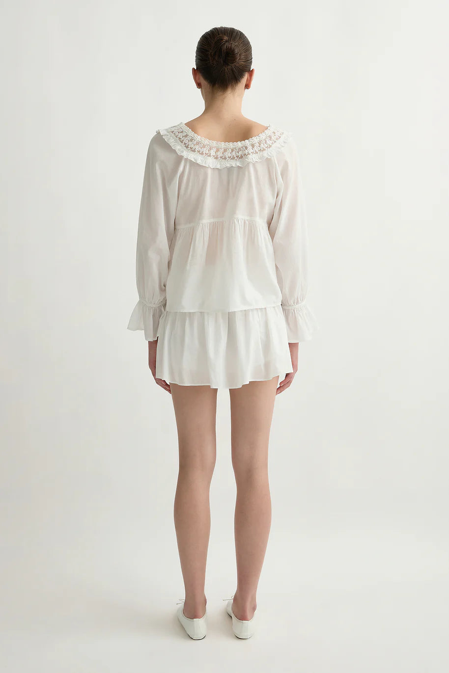 Danielle Blouse in Vintage White