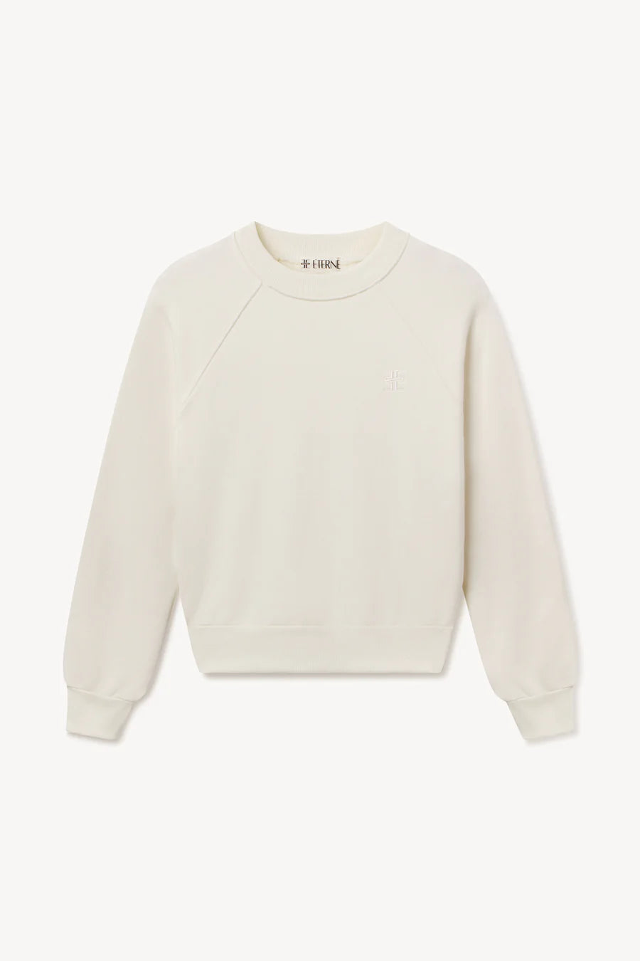 Shrunken Raglan Sweatshirt in Cream