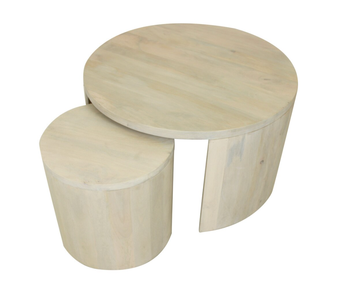 JE White Storage Coffee Table