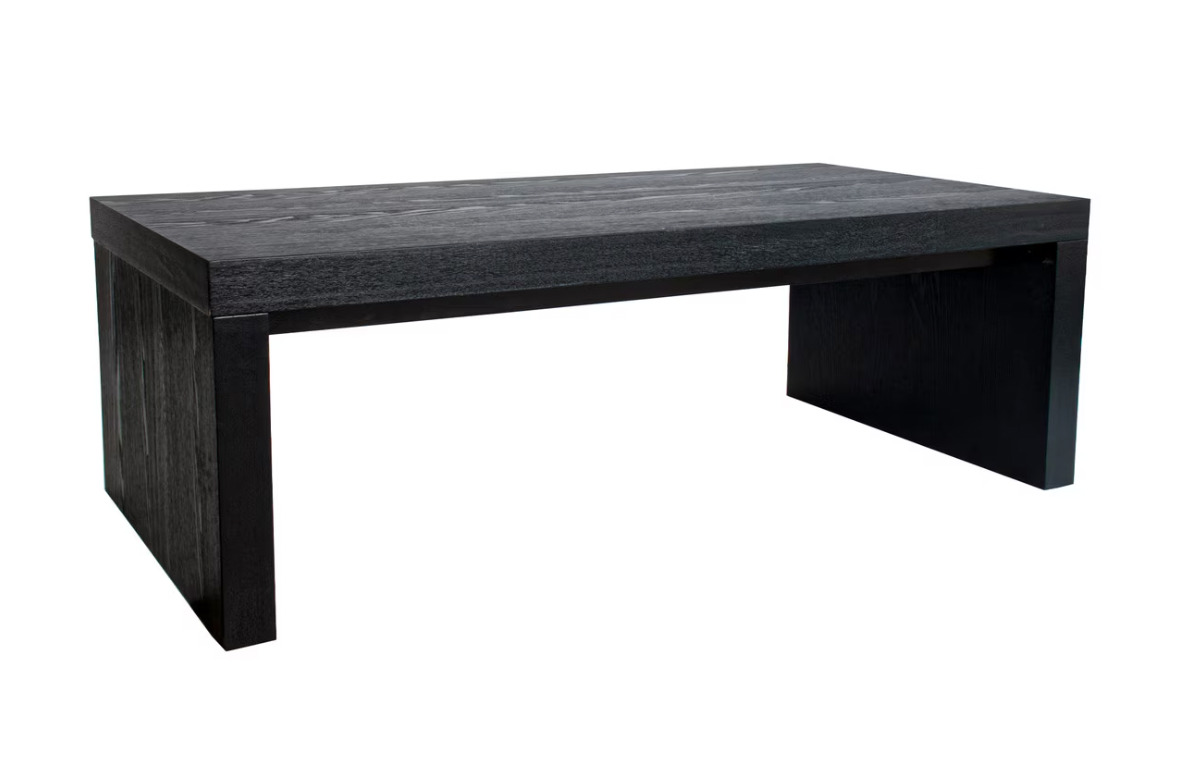 JE Black Jasper Waterfall Coffee Table