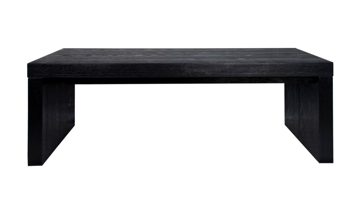 JE Black Jasper Waterfall Coffee Table