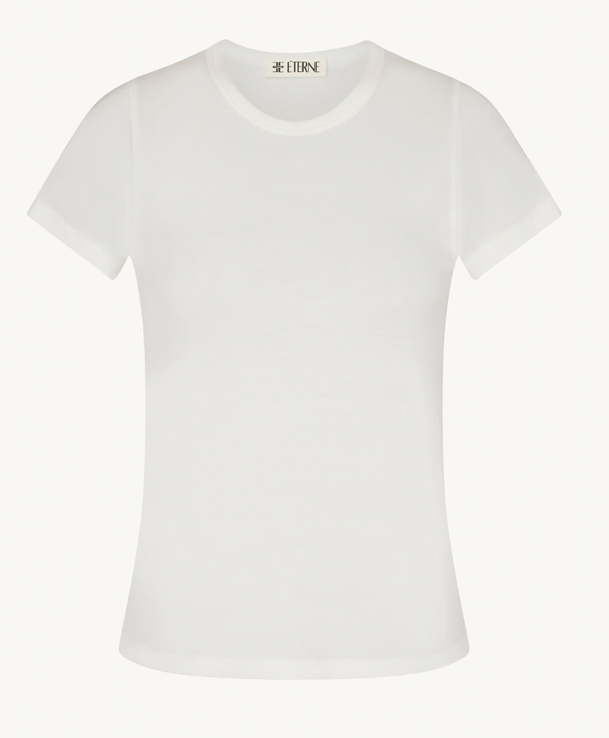 Short Sleeve Fitted Crewneck T-Shirt