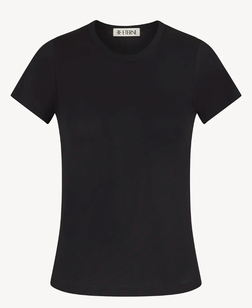 Short Sleeve Fitted Crewneck T-Shirt