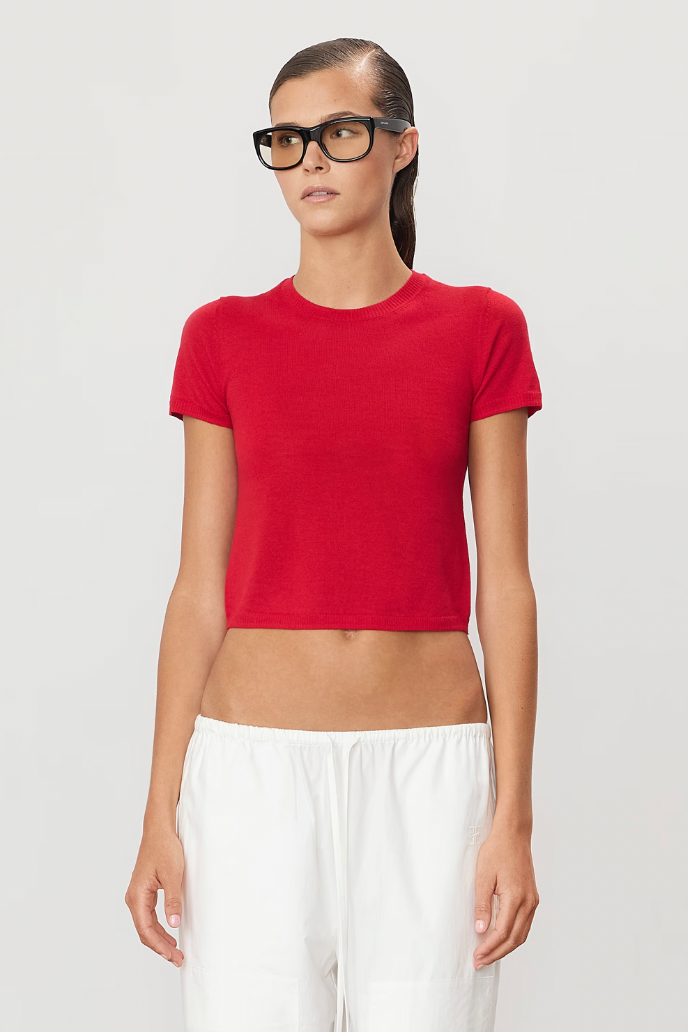 Van Top in Rouge