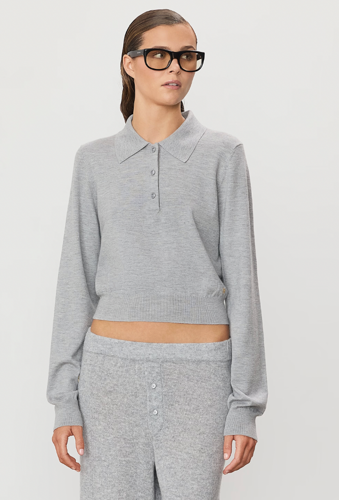 Long Sleeve Journey Top in Grey