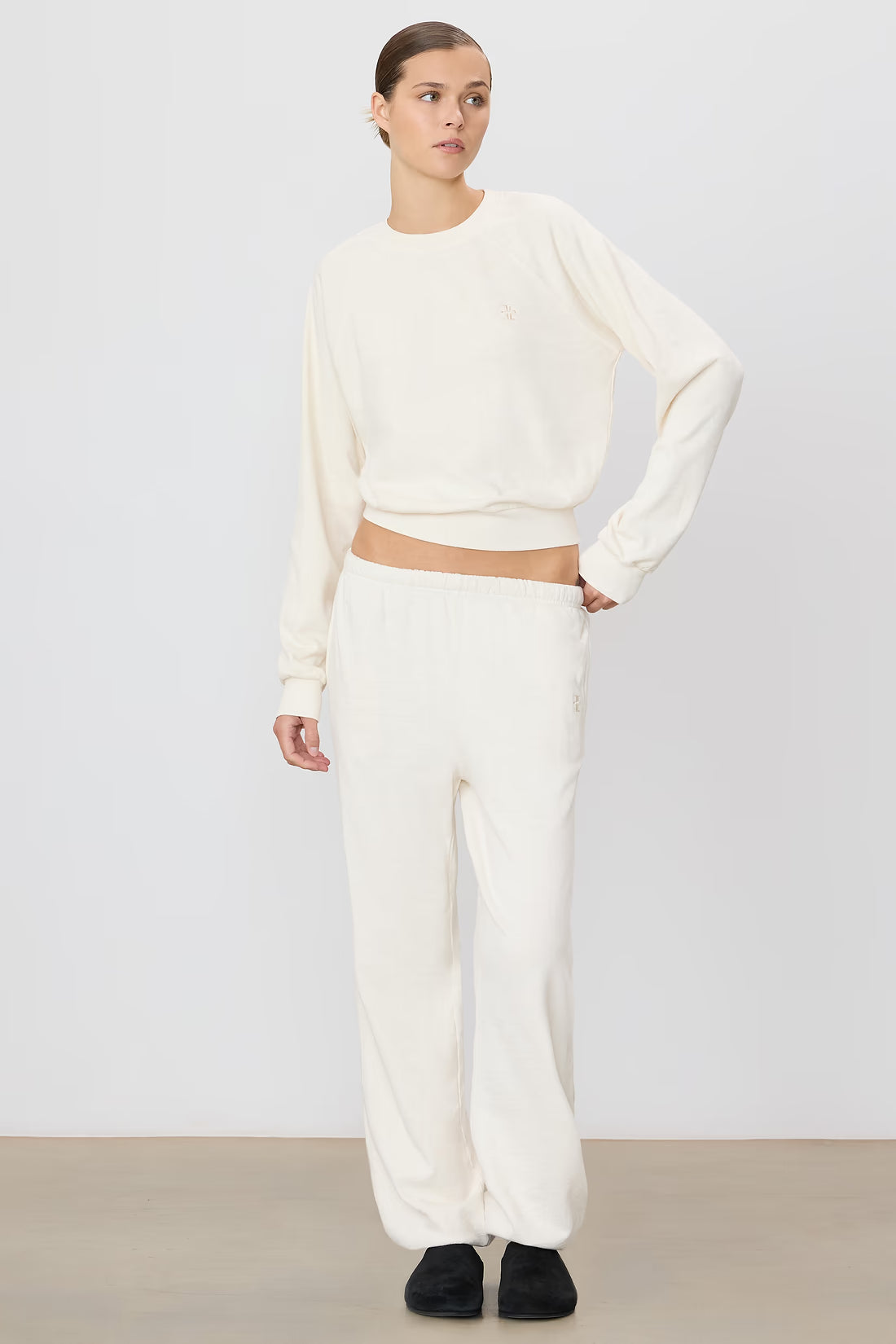 Boyfriend Pocket Sweatpant in Bone
