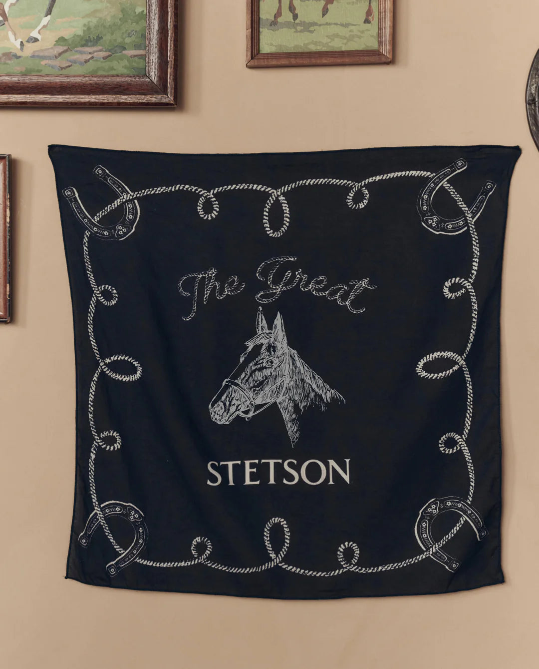 The Stetson Western Bandana in Navy