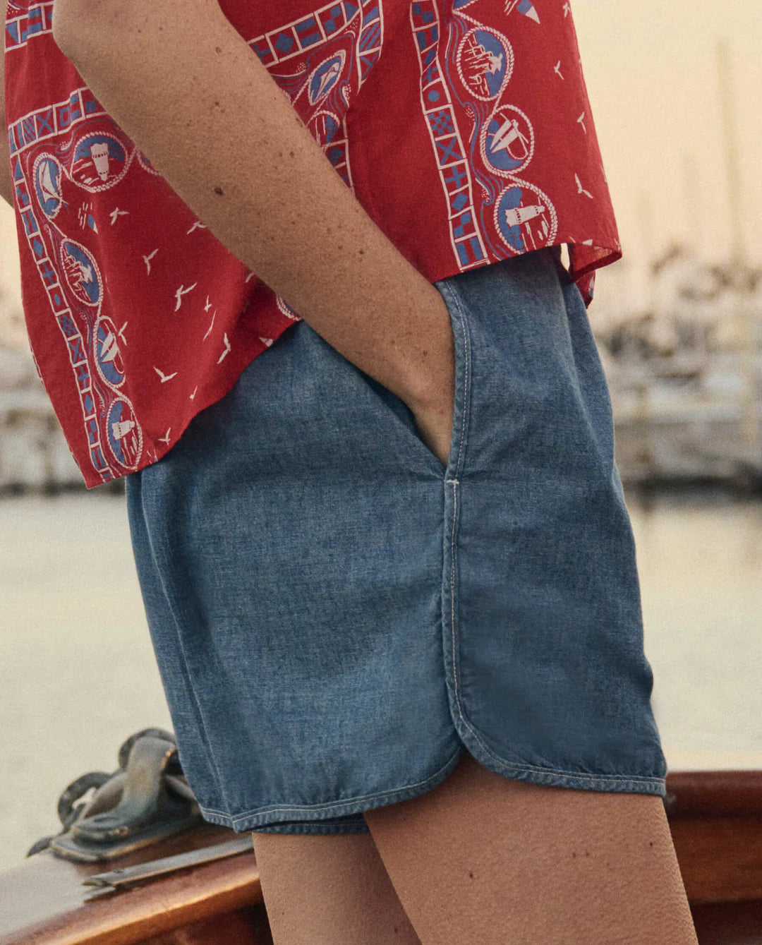 The Dolphin Short in Shoreline Wash