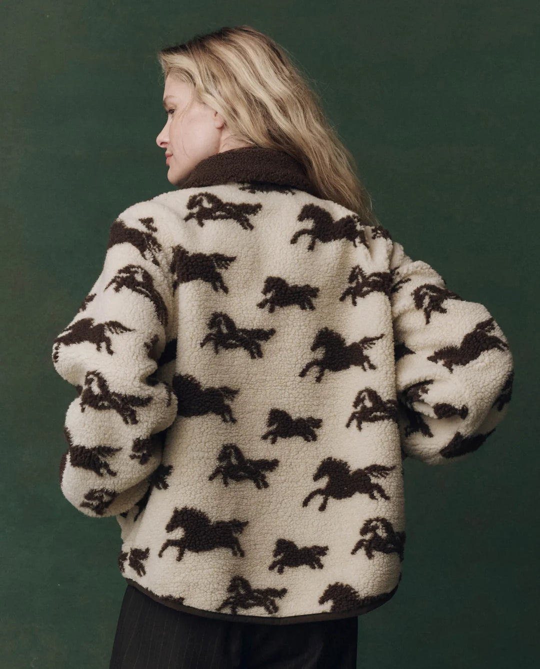 The Pasture Jacket in Cream with Hickory