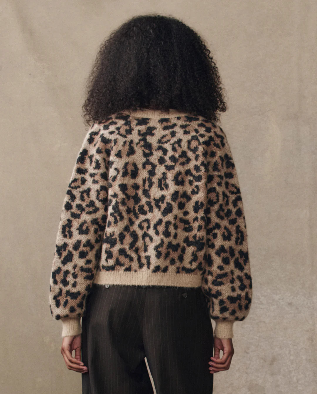 The Windsor Cardigan in Leopard