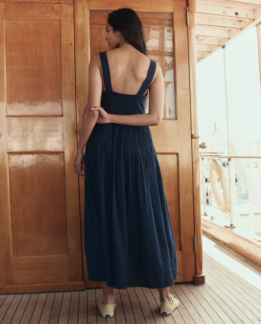 The Day Break Dress in Navy