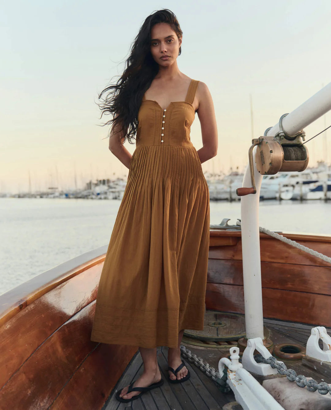 The Day Break Dress in Clay