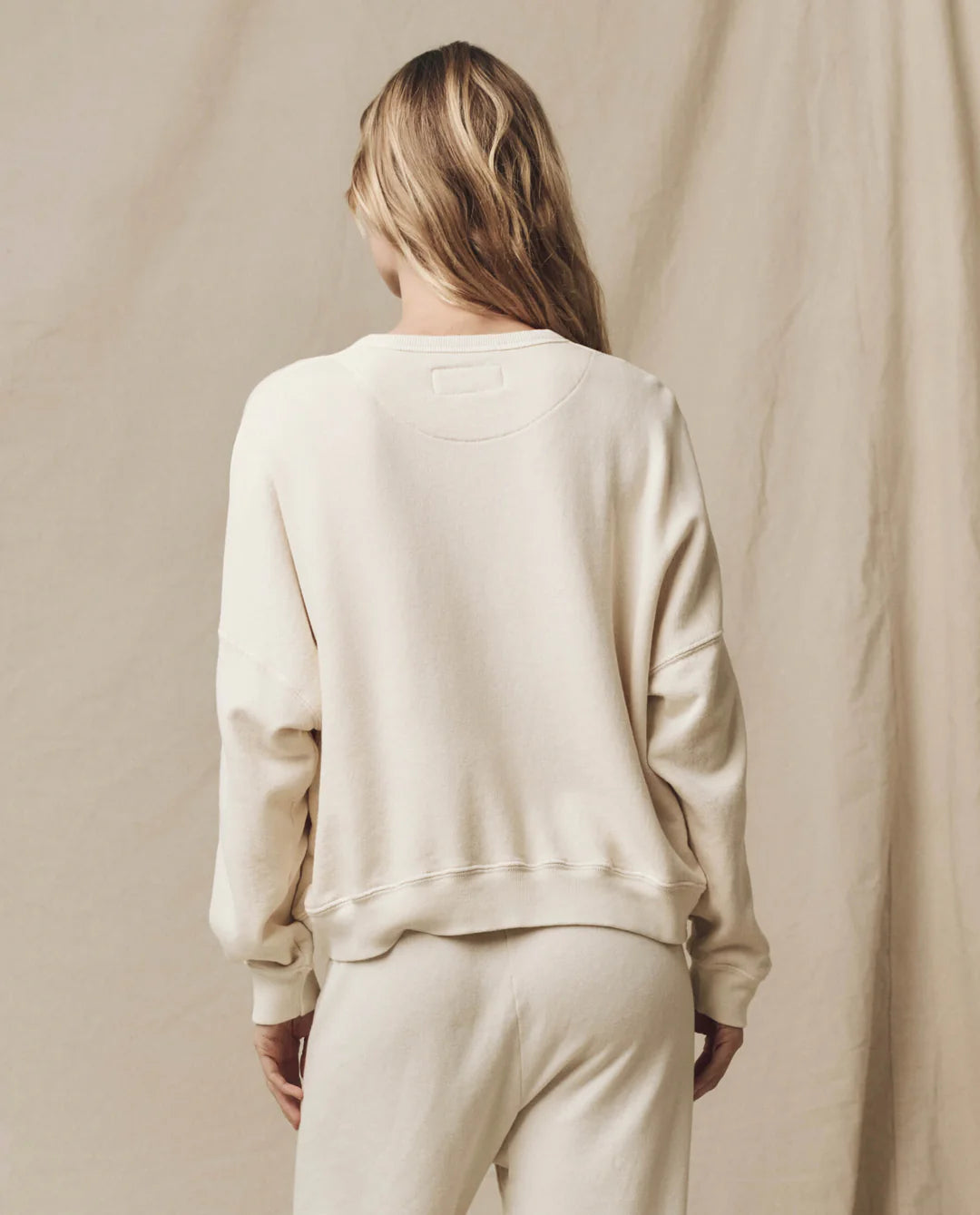 The Teammate Sweatshirt in Washed White