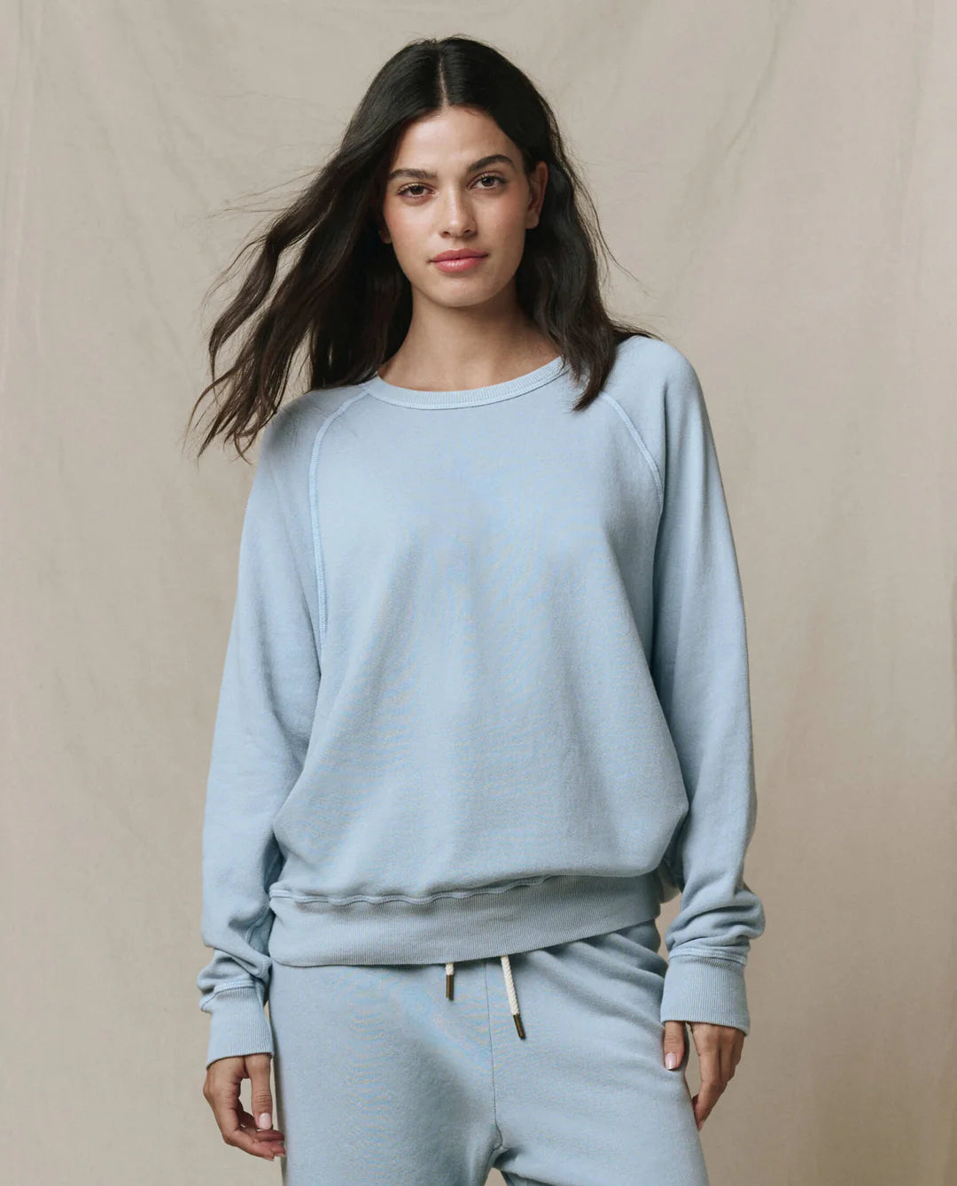 The College Sweatshirt in Whisper Blue