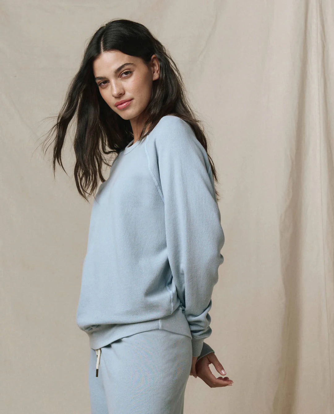 The College Sweatshirt in Whisper Blue