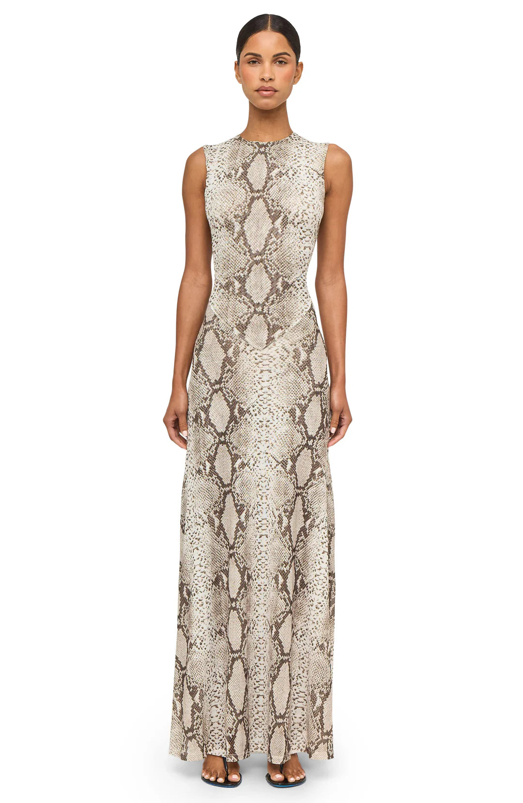 Uzina Dress in Snake Print
