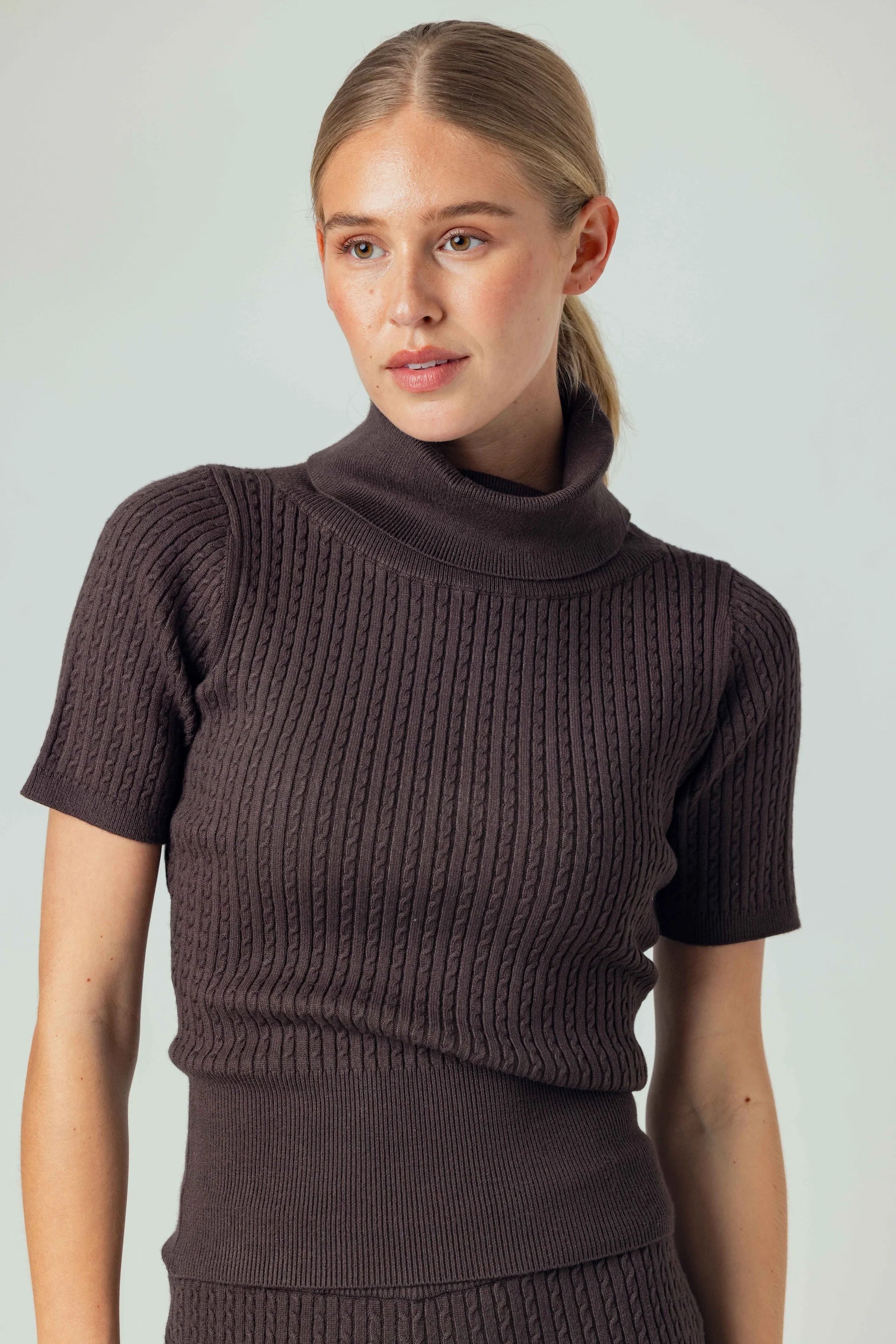 Dione Sweater in Chocolate Brown