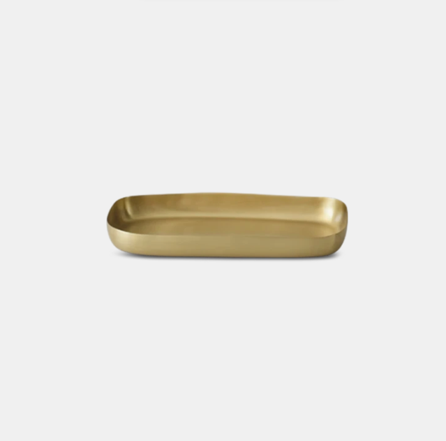 Brushed Brass Vanity Tray