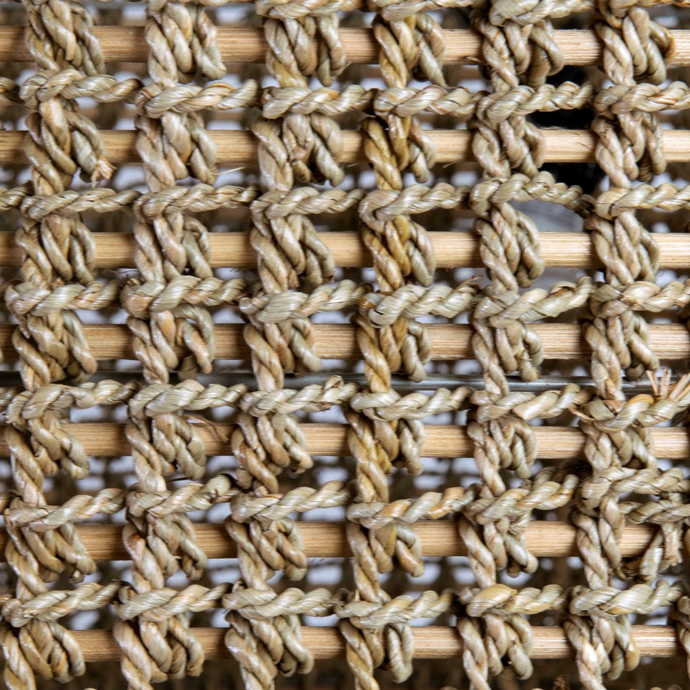 JE Natural Woven Rope Chandelier