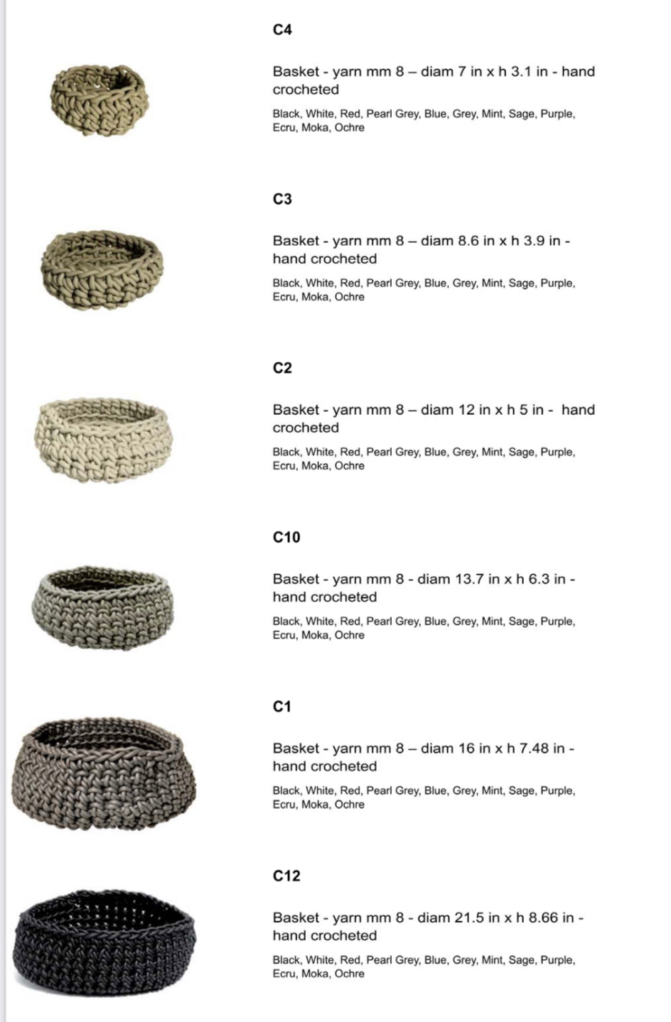 NEO Classico baskets